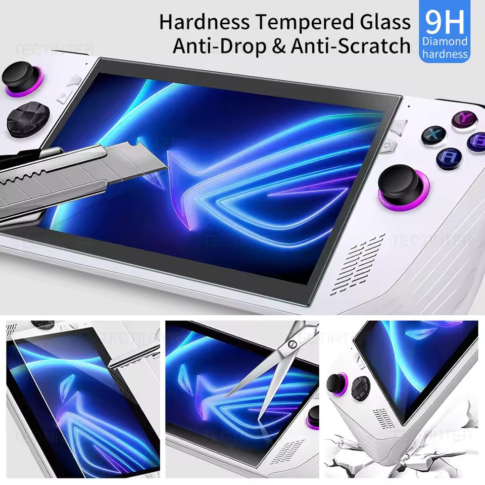 1/2/3pcs HD Tempered Glass Protective Film Compatible with Asus ROG Ally Anti-Scratch Screen Protector for ROG Ally Accessories